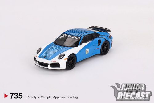 Mini GT [MGT00735-L] 1:64 PORSCHE 911 (992) TURBO S SAFETY CAR DAYTONA 24 HRS 2023 #735