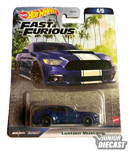 Hot Wheels Custom Mustang (sérült csomagolás)