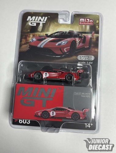 Mini Gt Mijo Exclusive 1/64 Ford GT MK II #013 (1 of 2760)