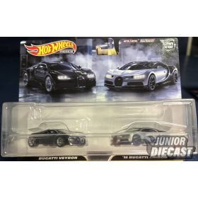 Hot Wheels Bugatti Veyron & '16 Bugatti Chiron 