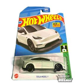 Hot Wheels Tesla Model Y (fehér)