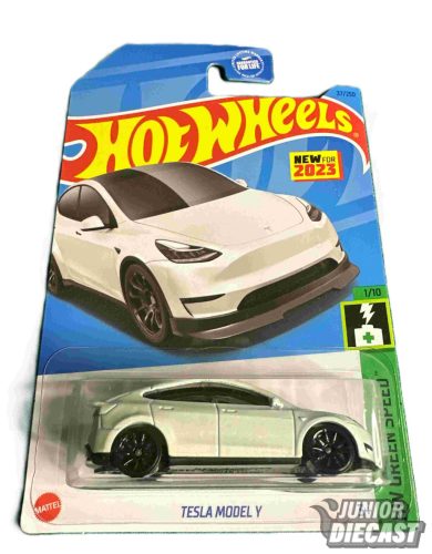 Hot Wheels Tesla Model Y (fehér)