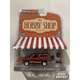 Greenlight 1978 Plymouth Trail Duster with Backpacker Figure