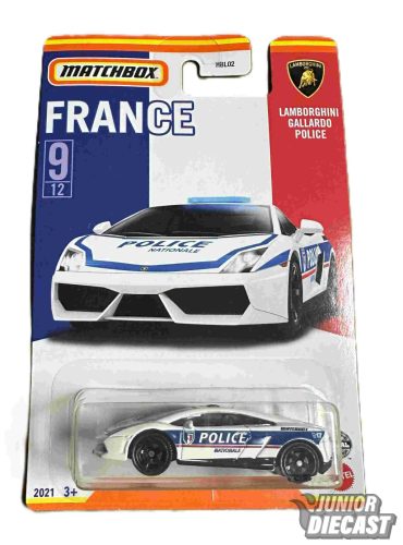 Matchbox Lamborghini Gallardo Police (sérült csomagolás)