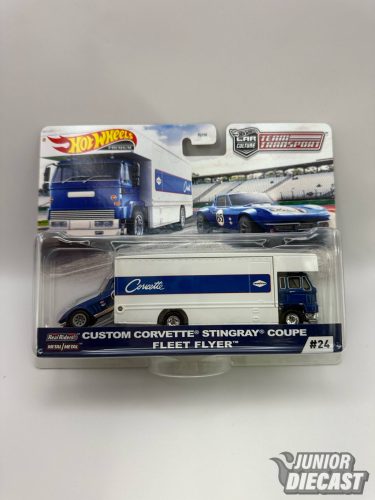 Hot Wheels Custom Corvette Stingray Coupe & Fleet Flyer #24