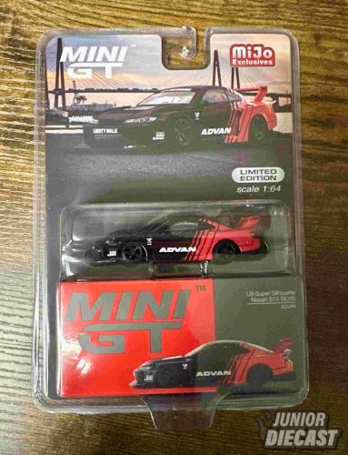 Mini GT 1:64 Nissan LB-Super Silhouette S15 Silvia Advan--Mijo Exclusive