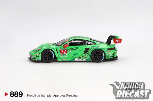 MINI GT PORSCHE 911 (992) GT3 R #77 AO RACING DAYTONA 24 HRS 2ND PLACE 2024 #889