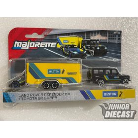 Majorette Land Rover Defender 110 & Toyota GR Supra