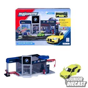 Majorette BMW Showroom szett + 1 BMW modell