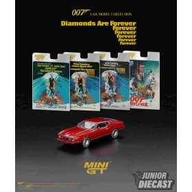   Mini GT FORD MUSTANG MACH 1 - DIAMONDS ARE FOREVER - Angol BLISTER 1971