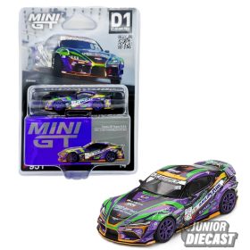   Mini GT 1:64 TOYOTA GR SUPRA KUHL D1GP EVANGELION RACING 2021