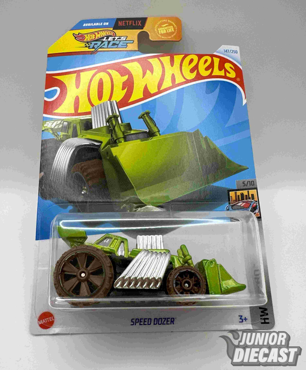 Hot Wheels Let's Race Speed Dozer Tarjeta Corta | Meses sin interés