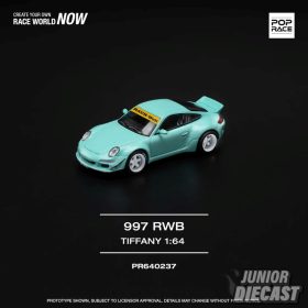 Pop Race 1/64 RWB 997, Tiffany blue
