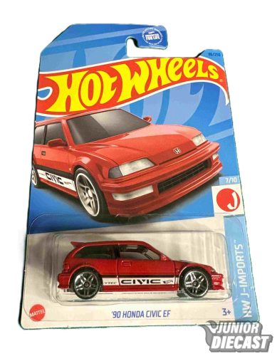 Hot Wheels '90 Honda Civic EF (piros)