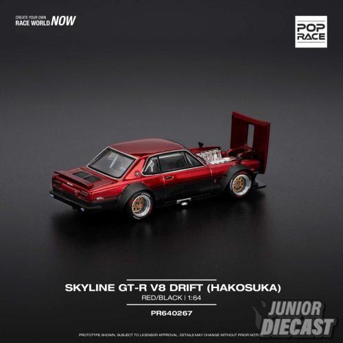 (előrendelés) Pop Race  Nissan Skyline GT-R V8 Drift *Hakosuka*