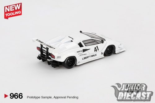 Mini GT 1:64 LAMBORGHINI COUNTACH LB- WORKS WHITE TOKYO AUTO SALON  2024