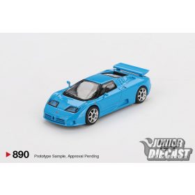  MINI GT 1:64 BUGATTI EB110 SUPER SPORT BLUE BUGATTI 1995 #890