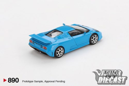 MINI GT 1:64 BUGATTI EB110 SUPER SPORT BLUE BUGATTI 1995 #890