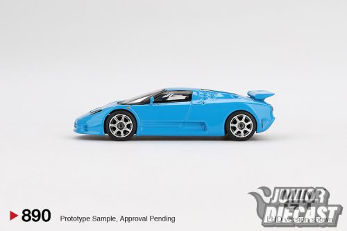 MINI GT 1:64 BUGATTI EB110 SUPER SPORT BLUE BUGATTI 1995 #890