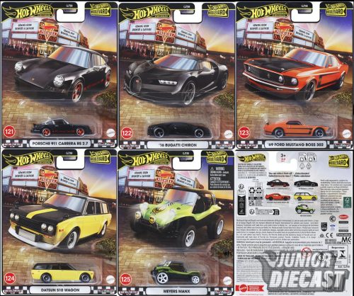 Hot Wheels Boulevard szett 121-125 (5db autó)