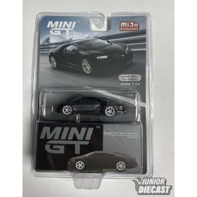   Mini Gt Mijo Exclusive 1/64 Bugatti Chiron Super Sport 300, matt black (1 of 6600)