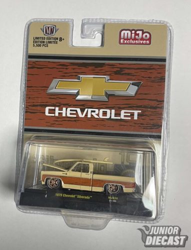 M2 Mijo Exclusive 1/64 1979 Chevrolet Silverado with Surfboard