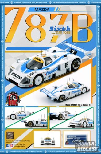 (Előrendelés) BM Creation 1991 Mazda 787B #18 24h Le Mans