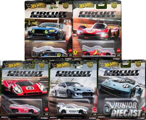(Előrendelés) Hot Wheels Circuit Legends szett (5db autó)