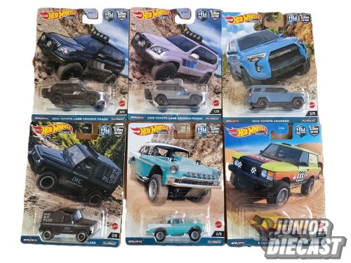 Hot Wheels Off Road bontatlan karton Chase eséllyel (10db autó)