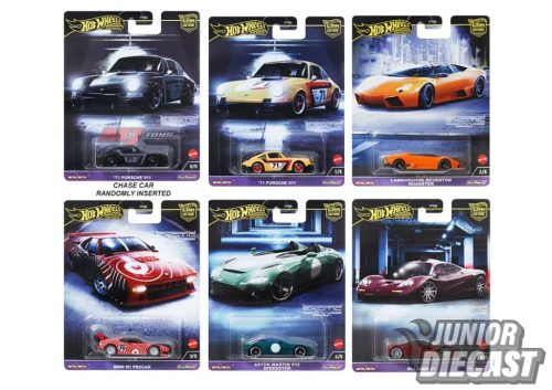 (Rendelhető) Hot Wheels Exotic Envy Car Culture bontatlan karton Chase eséllyel (10db autó)
