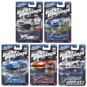  Hot Wheels  Fast & the Furious Reverse Graphics félpremium szett (5db autó)