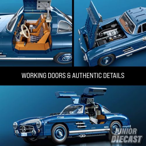 Hot Wheels 1/12 Mercedes-Benz 300 SL 1600 darabos építő szett (+17)