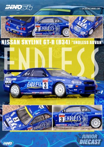 INNO64 Nissan Skyline GT-R (R34) #3 *Endless Advan* Super Taikyu Series 2002 Winner