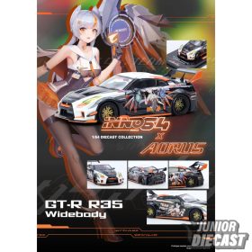   (Előrendelés) INNO64 Nissan GT-R R35 Widebody *AORUS* Limited Edition