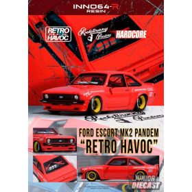   (Előrendelés) INNO64 Ford Escort MK2 Pandem *Emotion* Retro Havoc