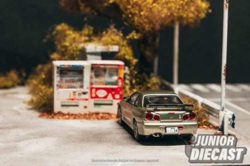 (Előrendelés) Tarmac NISSAN SKYLINE GT-R (R34) MILLENIUM JADE (bliszteres)