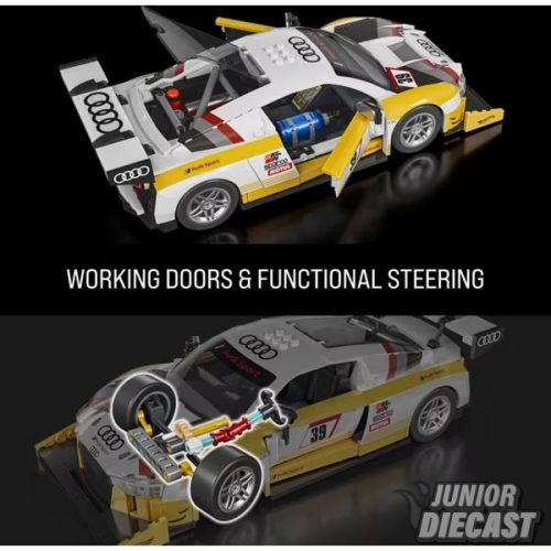 Hot Wheels 1/16 *Elite series* 2015 Audi R8 LMS építő szett (820 darabos)