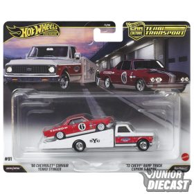   (Előrendelés) Hot Wheels '66 Chevrolet Corvair Yenko Stinger & '72 Chevrolet Ramp Truck