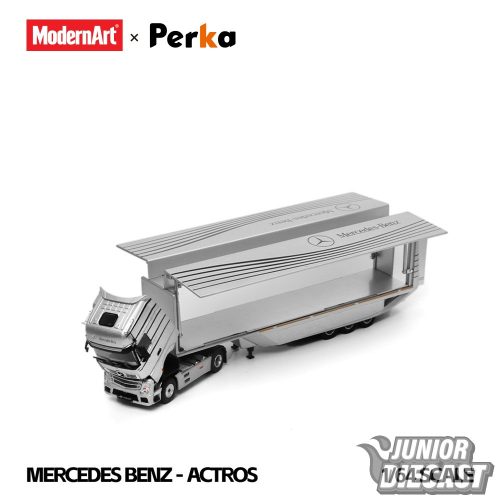 (Előrendelés) ModernArt Mercedes-Benz - Spanning Box Semi-trailer Transport