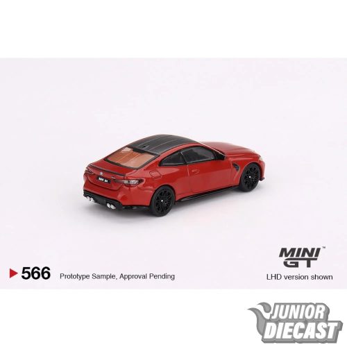 Mini GT BMW M4 (G82) COMPETITION TORONTO RED METALLIC 2023 (dobozos)