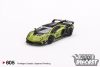 Mini GT LAMBORGHINI AVENTADOR LB-SILHOUETTE GT EVO LIME 2023 (dobozos)