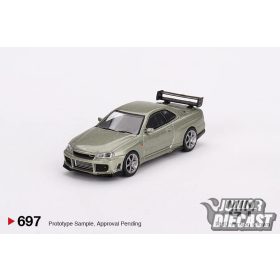   Mini GT NISSAN SKYLINE GT-R (R34) TOMMYKAIRA R-Z MILLENIUM JADE 1999 (dobozos)