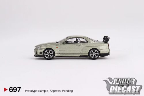 Mini GT NISSAN SKYLINE GT-R (R34) TOMMYKAIRA R-Z MILLENIUM JADE 1999 (dobozos)