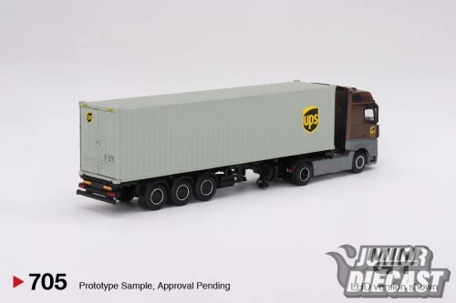 Mini GT MERCEDES-BENZ ACTROS WITH 40' CONTAINER UPS EUROPE 2023