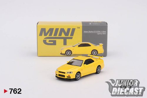 Mini GT 1999 Nissan Skyline GT-R (R34) V-Spec Lightning