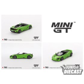 Mini GT MCLAREN 720S SPIDER MANTIS GREEN 2024 (dobozos)