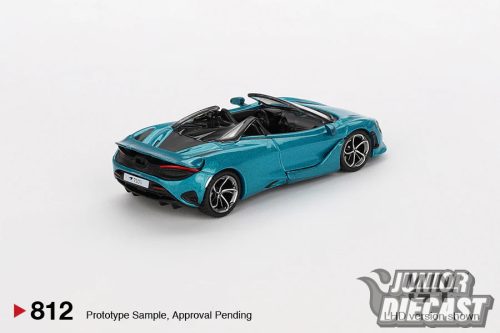 Mini GT MCLAREN 750S SPIDER BELIZE BLUE 2024 (dobozos)