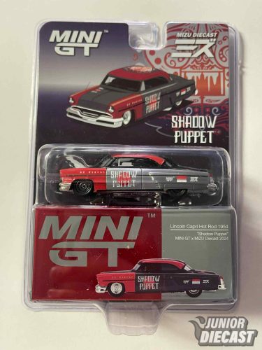 Mini GT 1:64 LINCOLN CAPRI HOT ROD SHADOW PUPPET 1954 (CHASE)