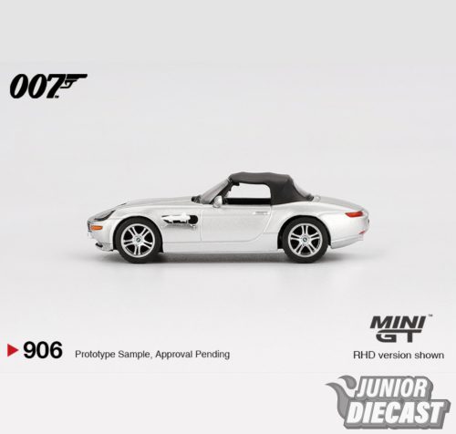 Mini GT BMW Z8 ANGOL BLISTER PACKAGING THE WORLD IS NOT ENOUGH 1999