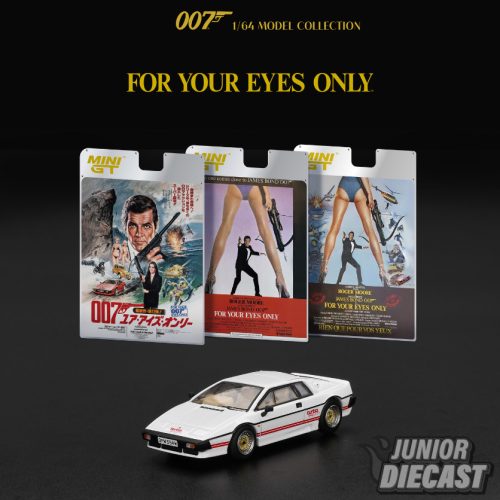 (Előrendelés) Mini GT LOTUS ESPRIT TURBO JAPÁN BLISTER PACKAGING FOR YOUR EYES ONLY 1981
